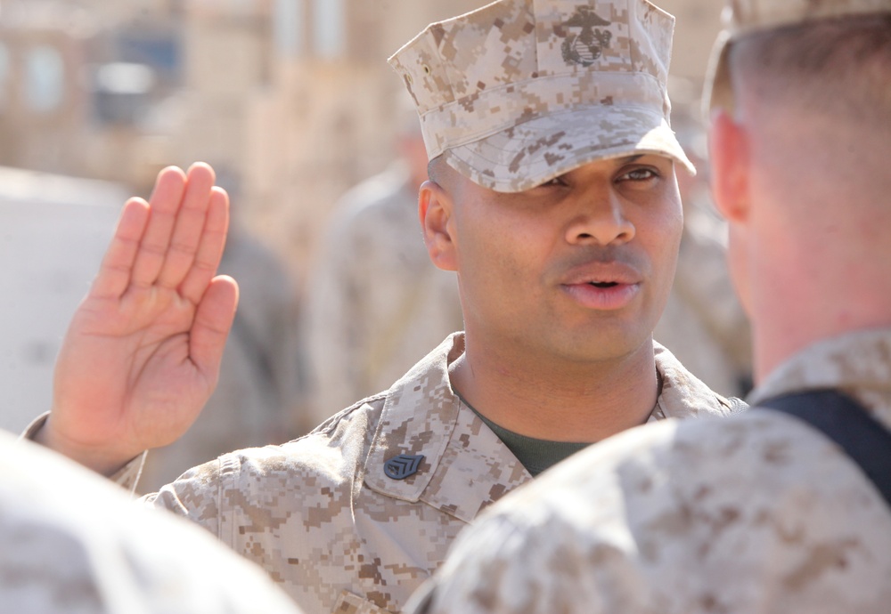India-born Marine combat meritoriously promoted in Afghanistan