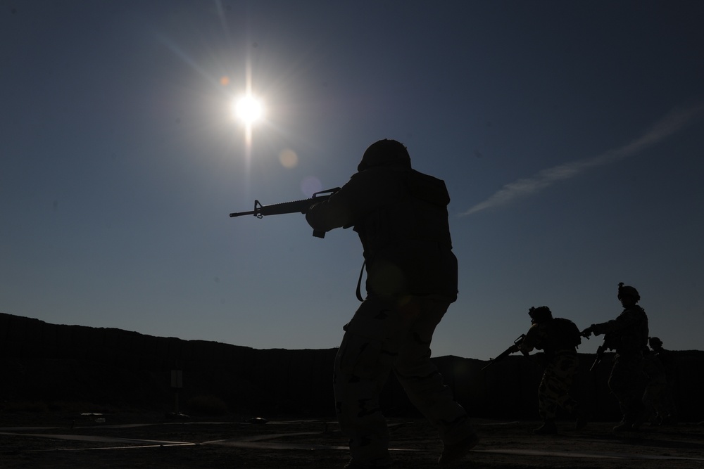 Short Range Marksmanship training exercise
