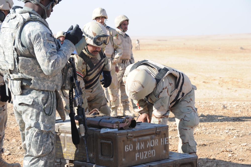 Range exercise in Al Asad