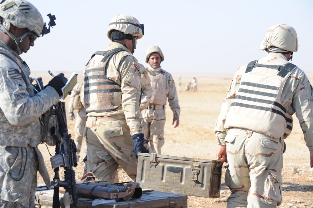 Range exercise in Al Asad