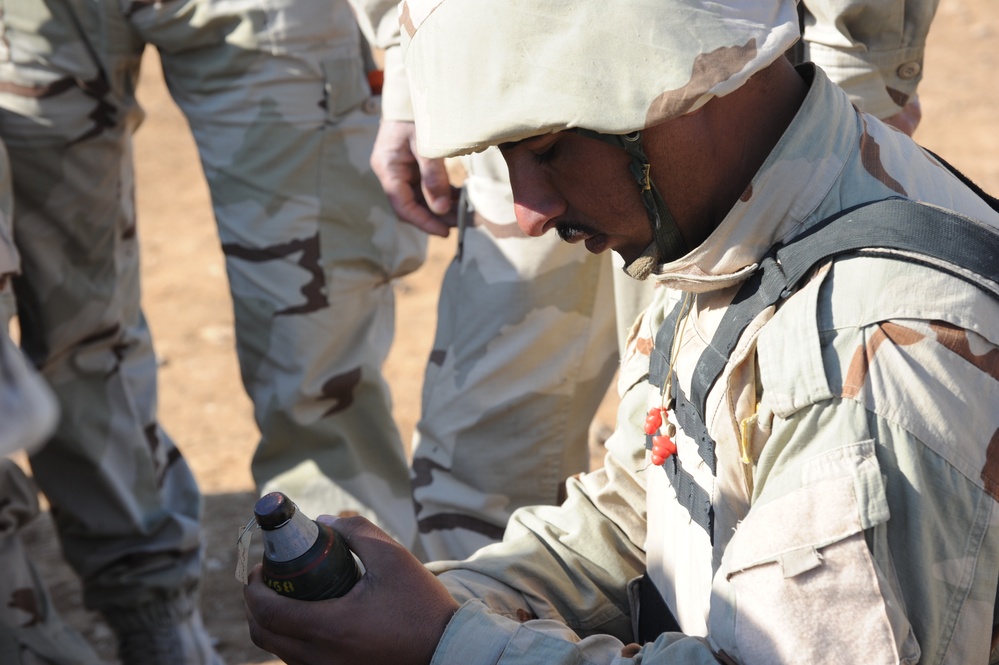 Range exercise in Al Asad