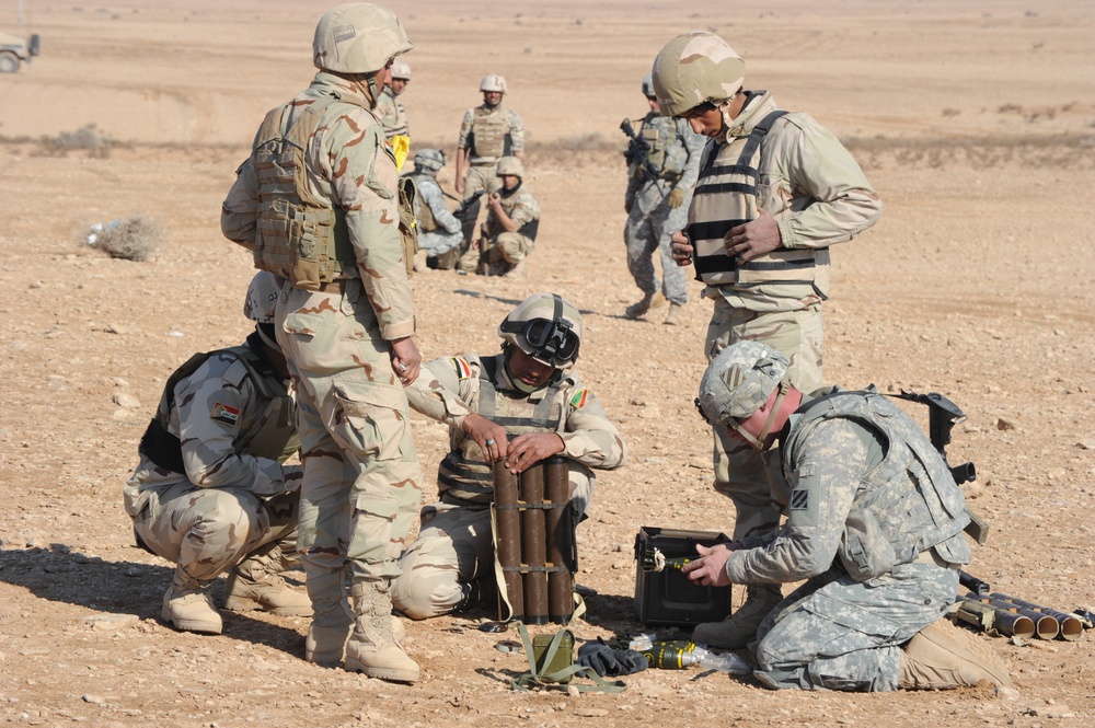 Range exercise in Al Asad