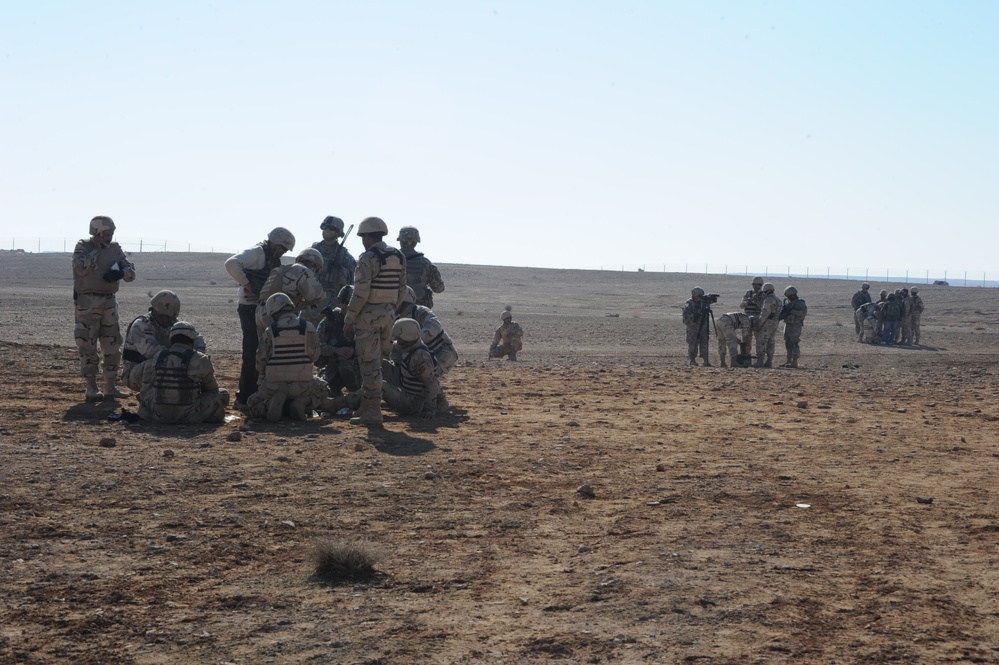 Range exercise in Al Asad