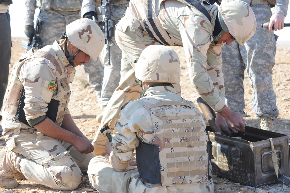 Range exercise in Al Asad