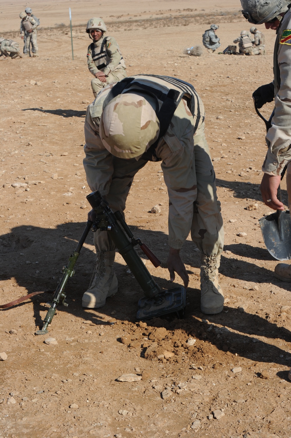 Range exercise in Al Asad