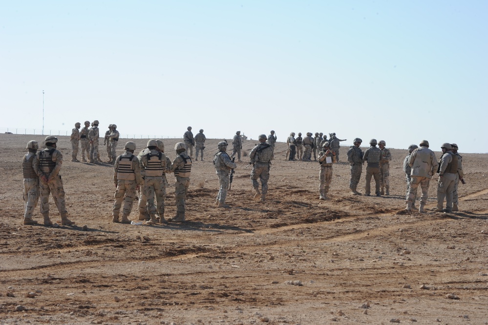 Range exercise in Al Asad