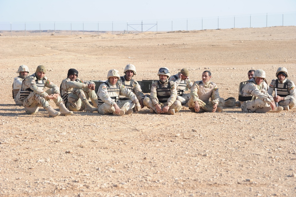 Range exercise in Al Asad