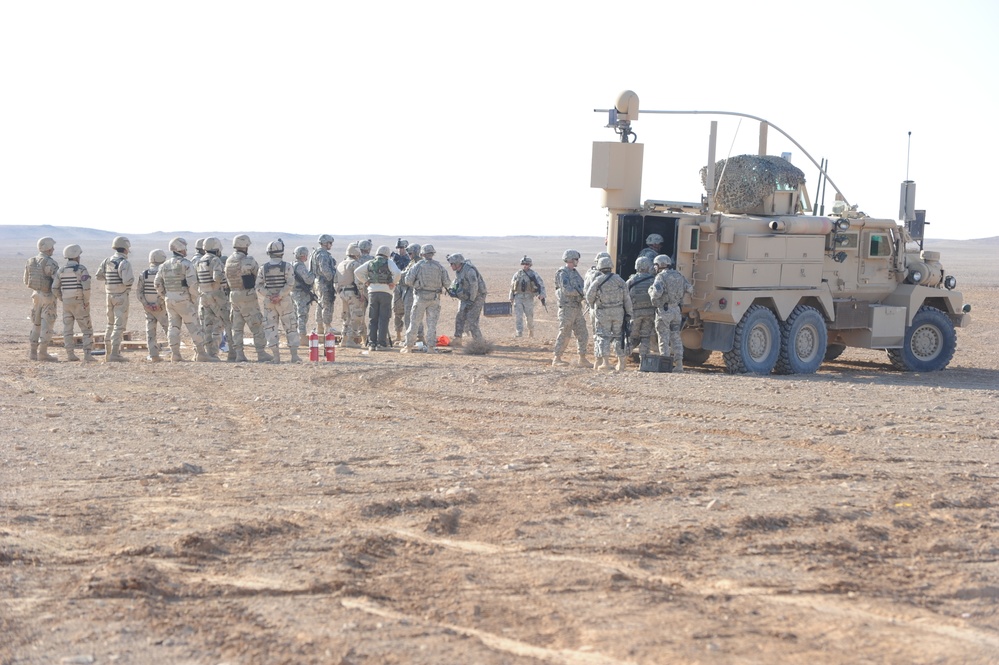Range exercise in Al Asad