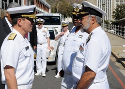 Commander, US 6th Fleet Meets South African Partners
