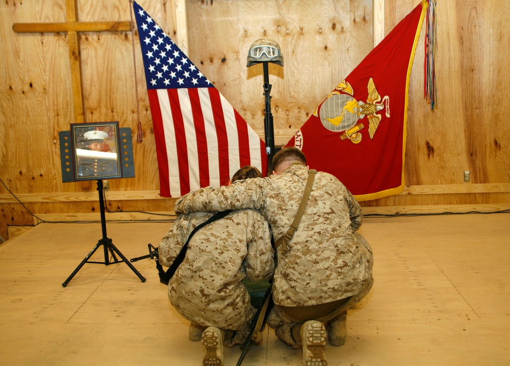 Second Radio Battalion honors fallen Marine