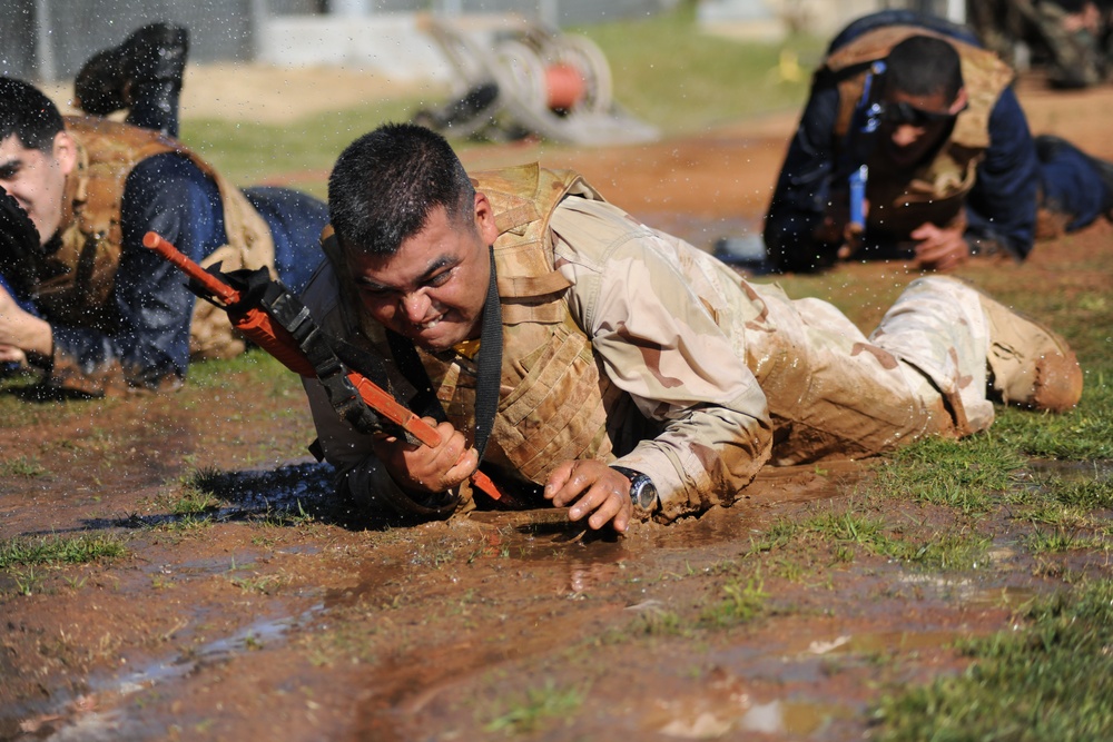 Crawling through mud