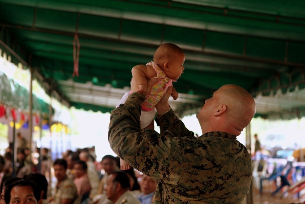 Marines, sailors showcase new school at dedication ceremony during Cobra Gold 2011