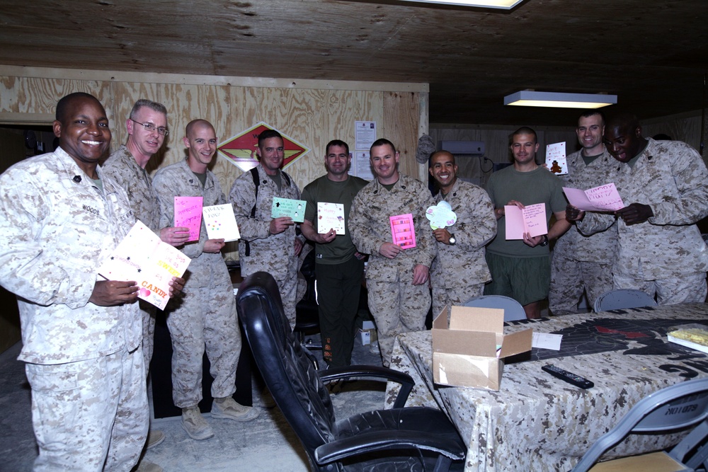 3rd MAW (Fwd) personnel get Valentine's Day surprise