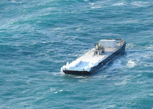 Barge Brittney Moe Overflight