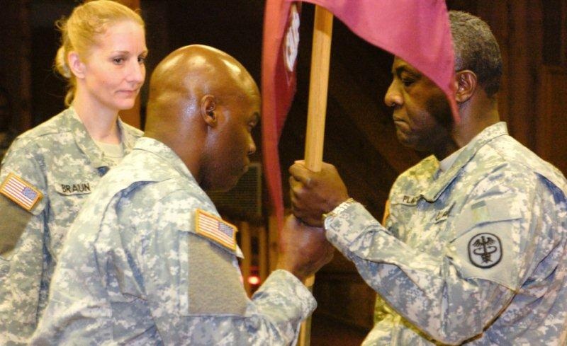 Medical Detachment holds change of command ceremony