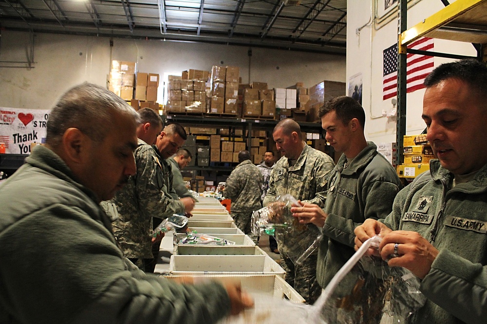 1st ACB helps stock care packages for deployed troops
