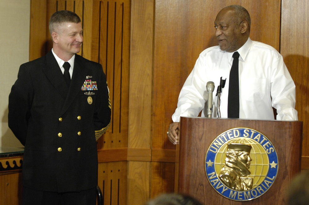 Entertainer Bill Cosby named honorary Chief Petty Officer for U.S. Navy