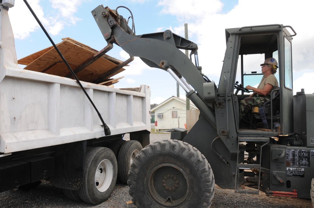 Seabees working at JTF Guantanamo