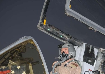 451st AEW gives flags wings to fly