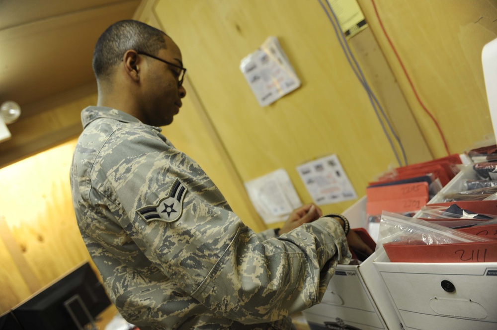 451st AEW gives flags wings to fly