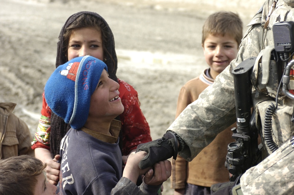 1-181st Infantry's Humanitarian Aid Operations in Kabul