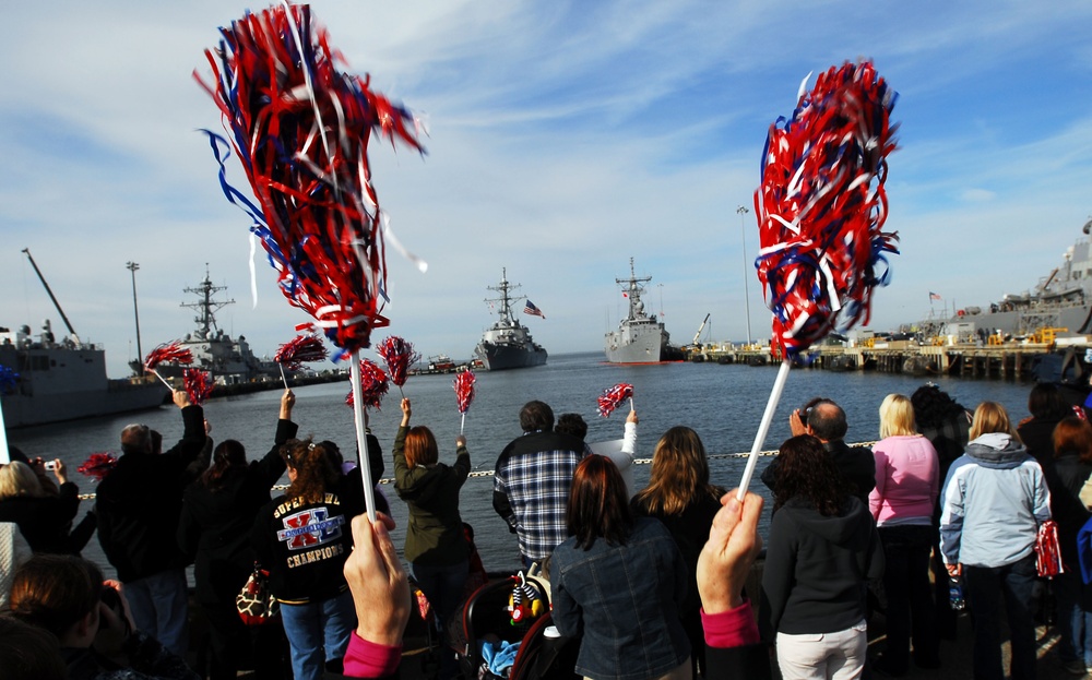 USS Laboon Arrives Home in Norfolk