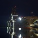 Nighttime at Naval Station San Diego