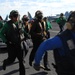 USS Ronald Reagan Flight Deck Drills