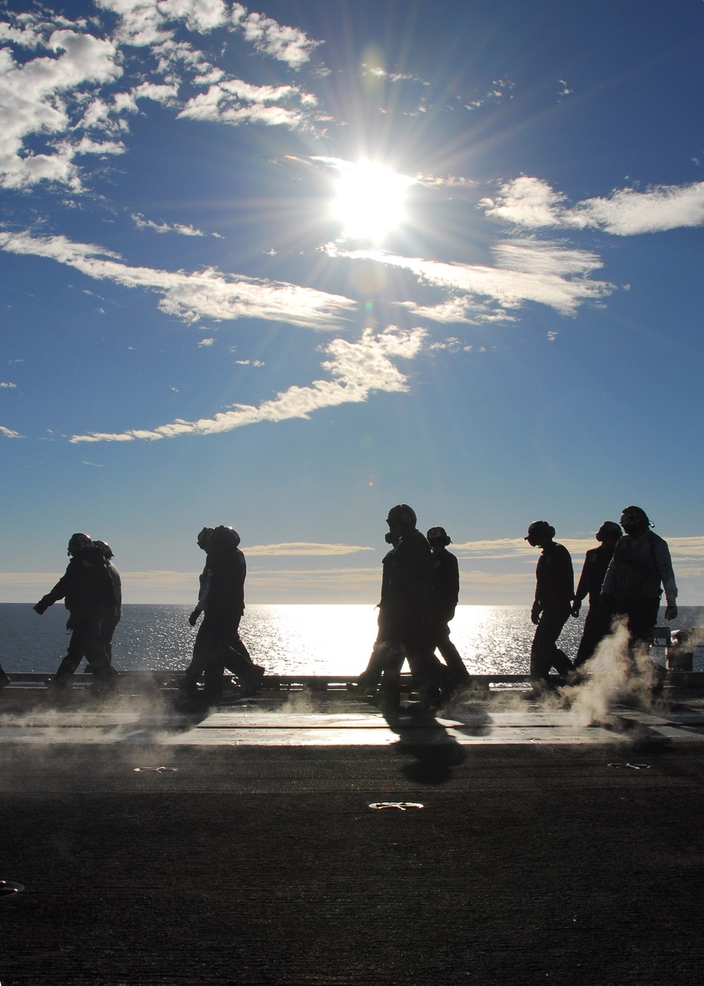 USS Ronald Reagan Flight Deck Drills