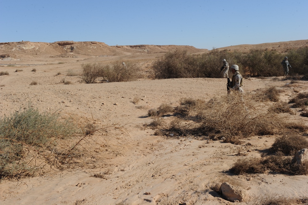 Iraqi Soldiers Train in Camp Al Asad