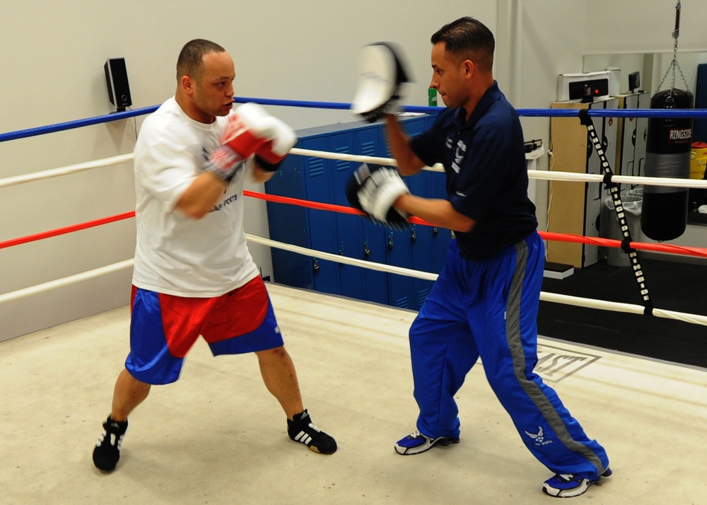 Senior Airman Kent Brinson Jr-Armed Forces Boxing Championship heavyweight fight 1 of 8