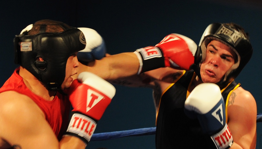 Senior Airman Kent Brinson Jr-Armed Forces Boxing Championship heavyweight fight 2 of