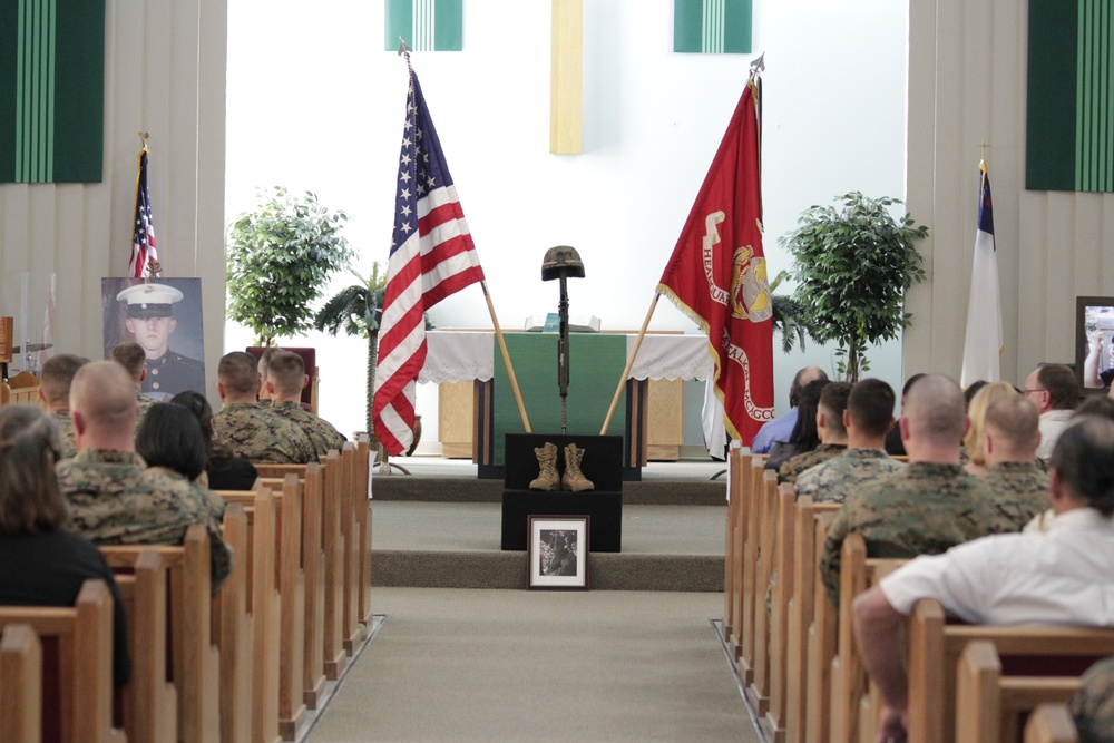 Combat Center remembers fallen Marine with memorial