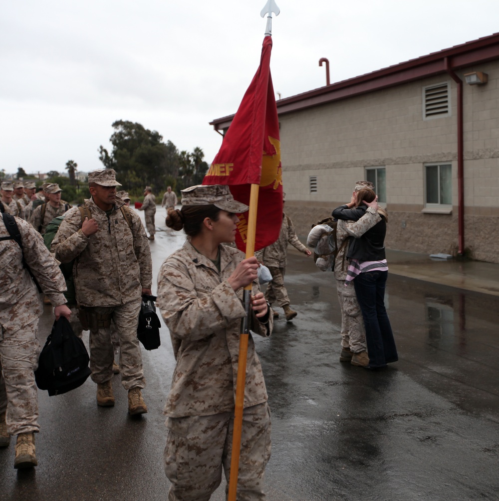 Camp Pendleton Marines return home