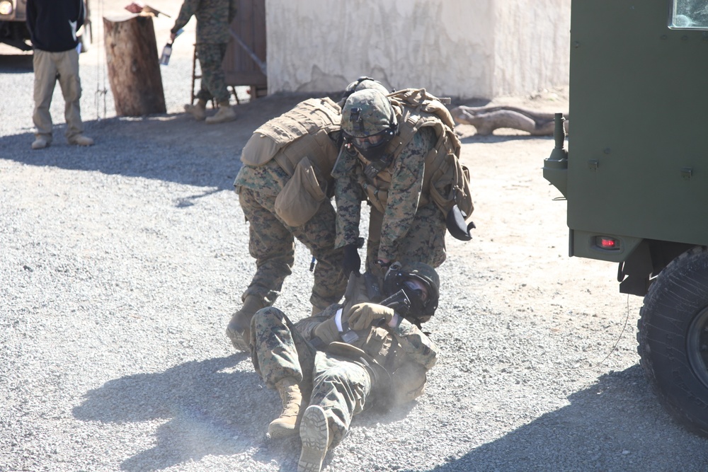 7th ESB prepare for deployment at Infantry Immersion Trainer
