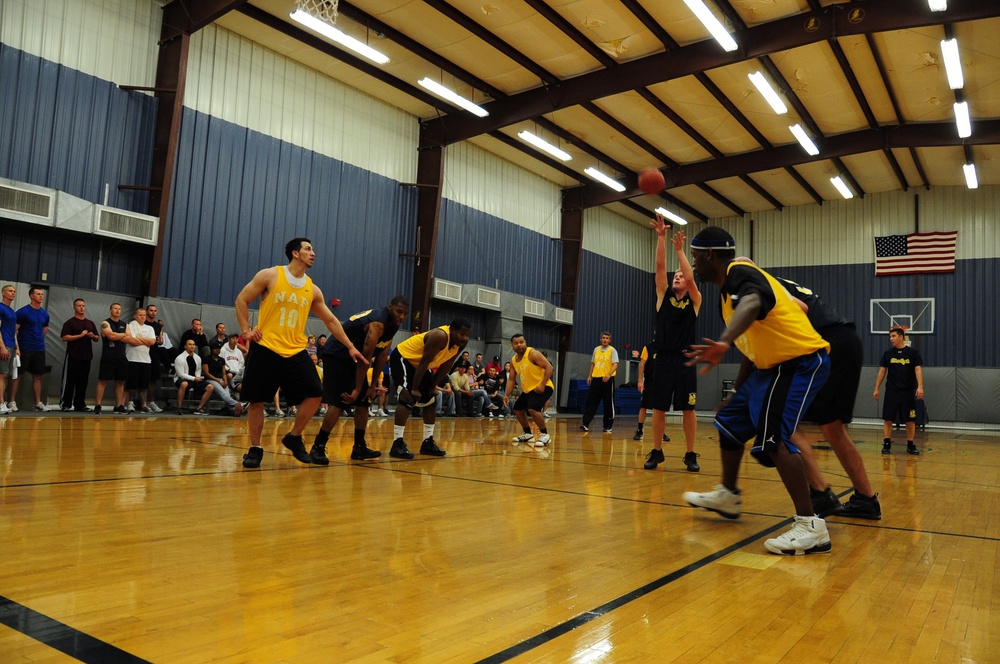 Blue Angels Play Basketball in El Centro