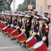 Participants prepare to march in the Anheuser-Busch Washington's Birthday Parade in Laredo