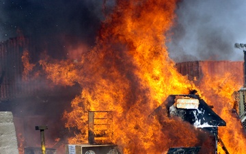 1/181st Infantry Firefighters Honored at Camp Phoenix