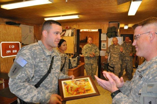 ‘Dragon’ Battalion leaders recognize excellence in ‘Eagle’ Company soldiers