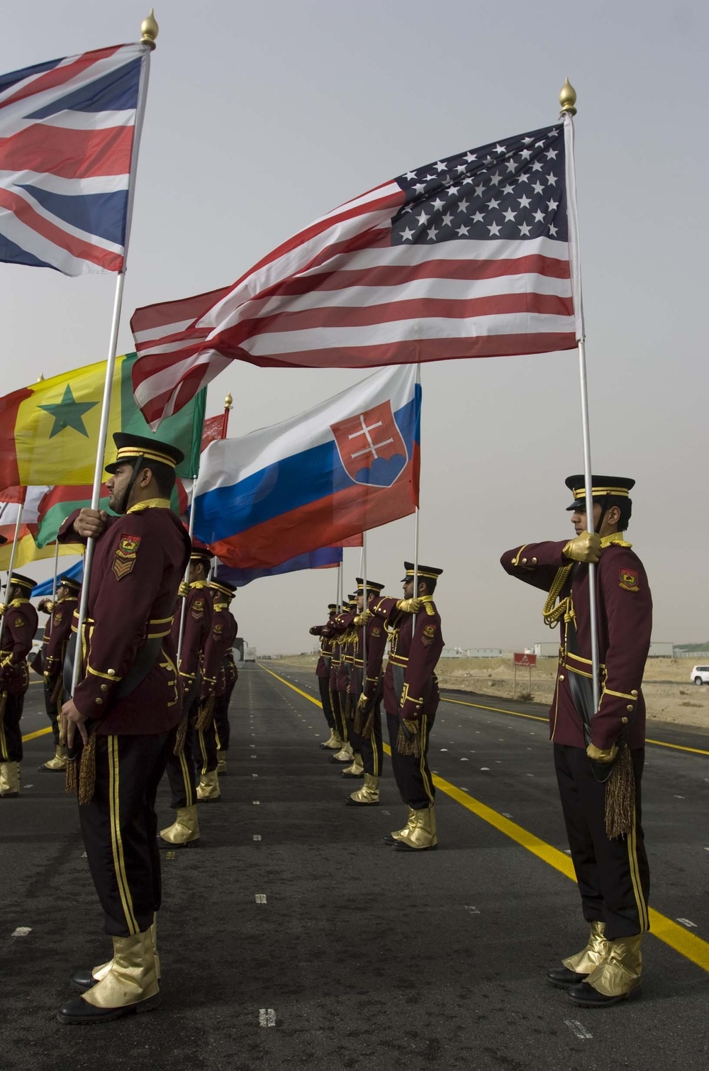 US Military rehearses for Kuwait's 50-20 Parade