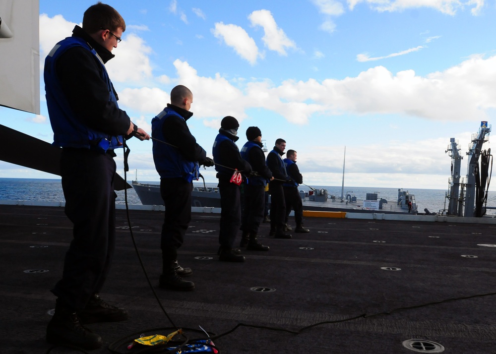 USS Ronald Reagan Action