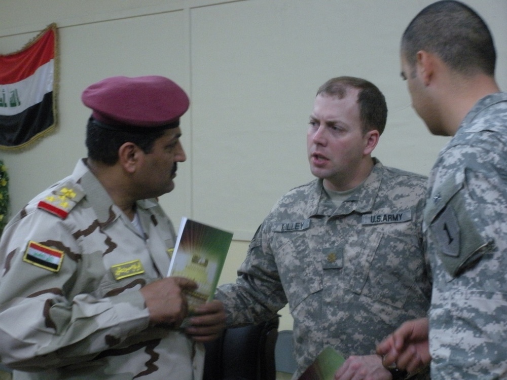 Stability Transition Teams and Iraqi Forces work together at Joint Operations Center to build stable, prosperous Iraq