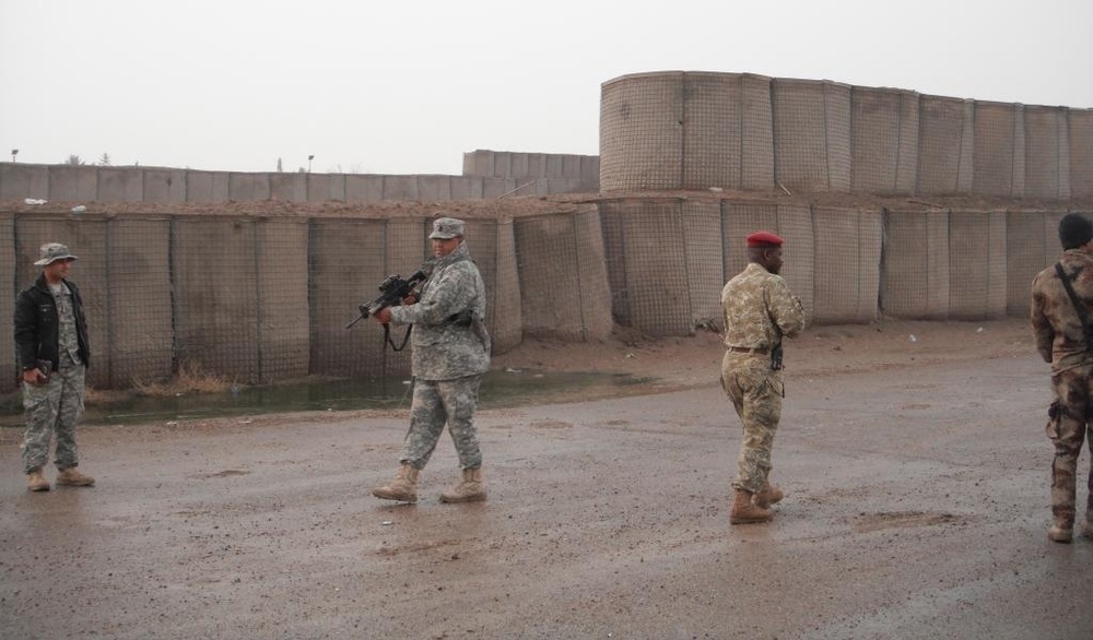 USD-C ‘Dragon’ Battalion trains with Iraqi Army partners in traffic control point operations