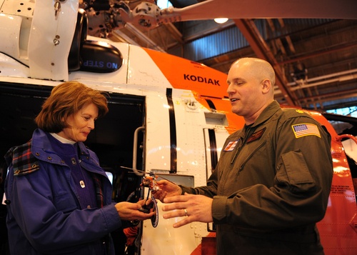 Sen. Lisa Murkowski visits Kodiak-based rescue helicopter crews