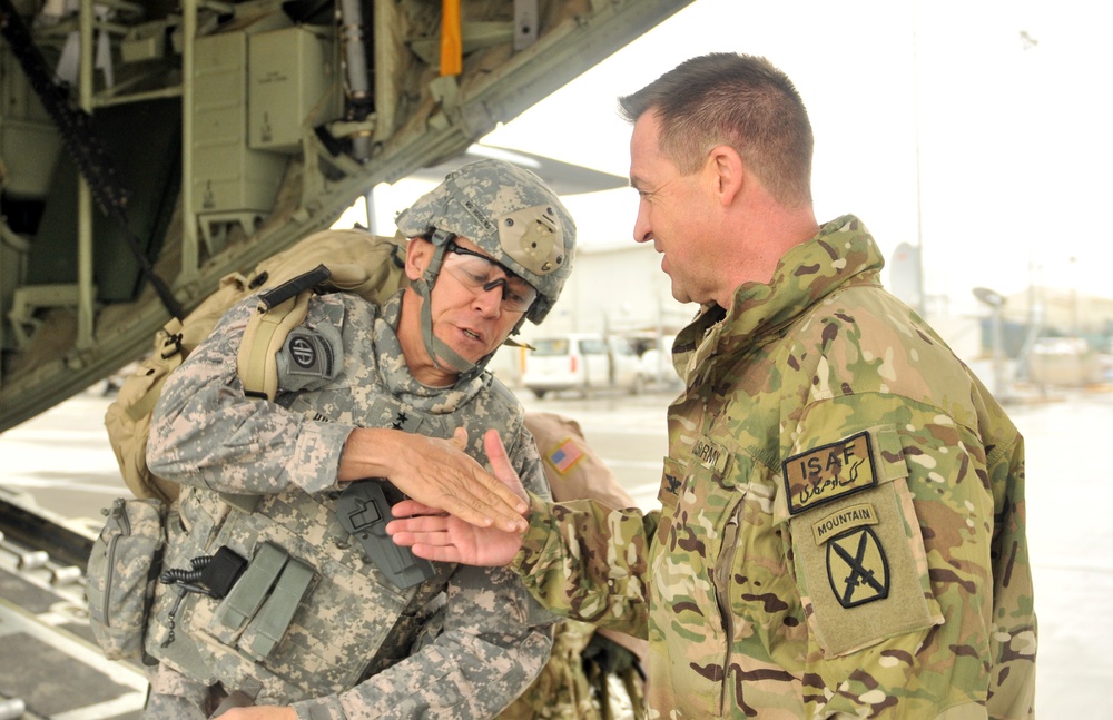 Maj. Gen. Huggins visits KAF