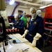 Sailors conduct fire drill