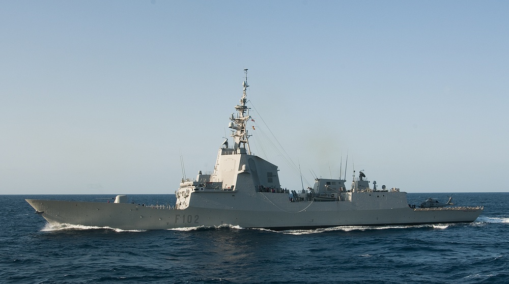 ESPS Almirante Juan de Borbon action