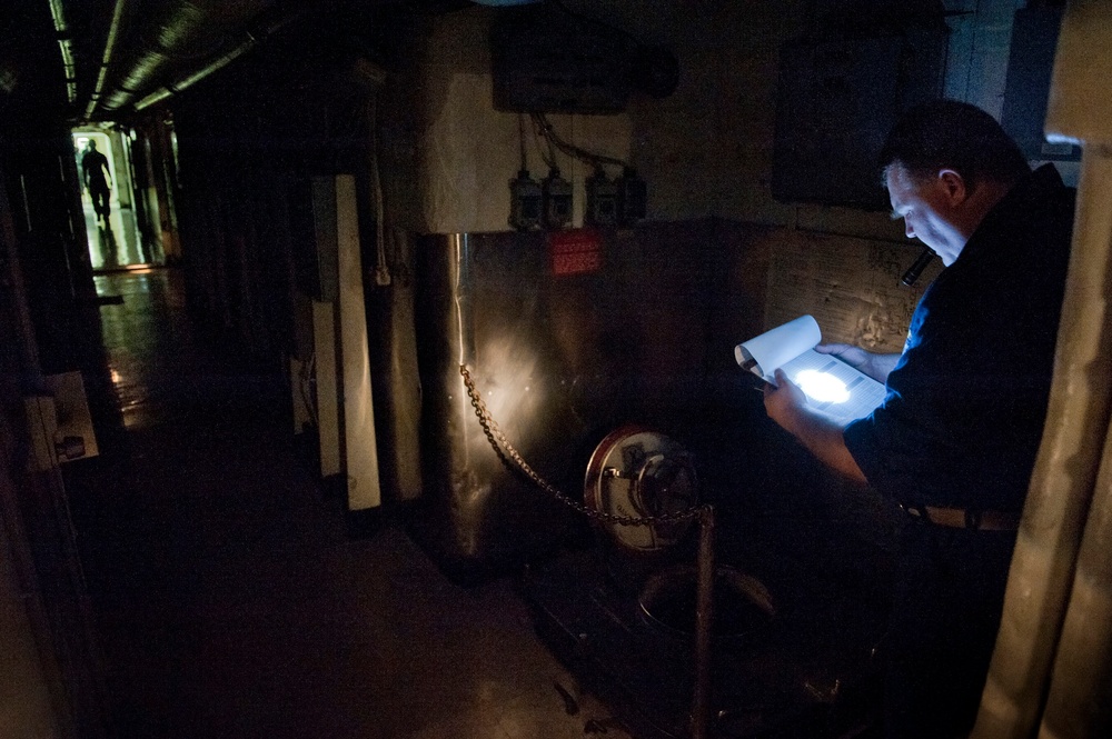 USS Carl Vinson action