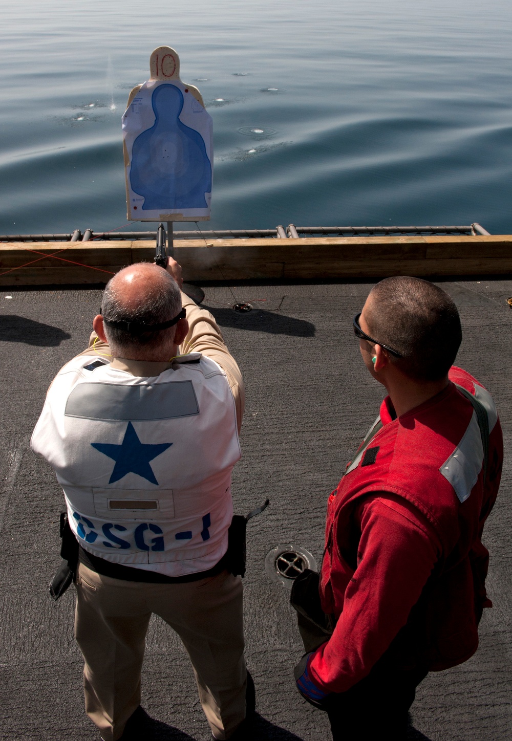 USS Carl Vinson action