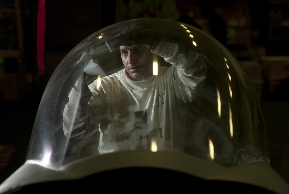 USS Carl Vinson action